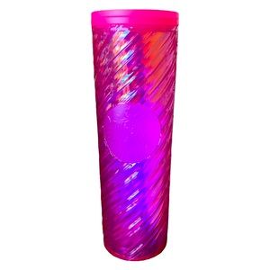 Starbucks iridescent pink sangria siren hot/cold tumbler 16 oz.